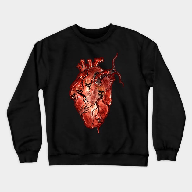 Special Heart Crewneck Sweatshirt by Dasha Paramonova